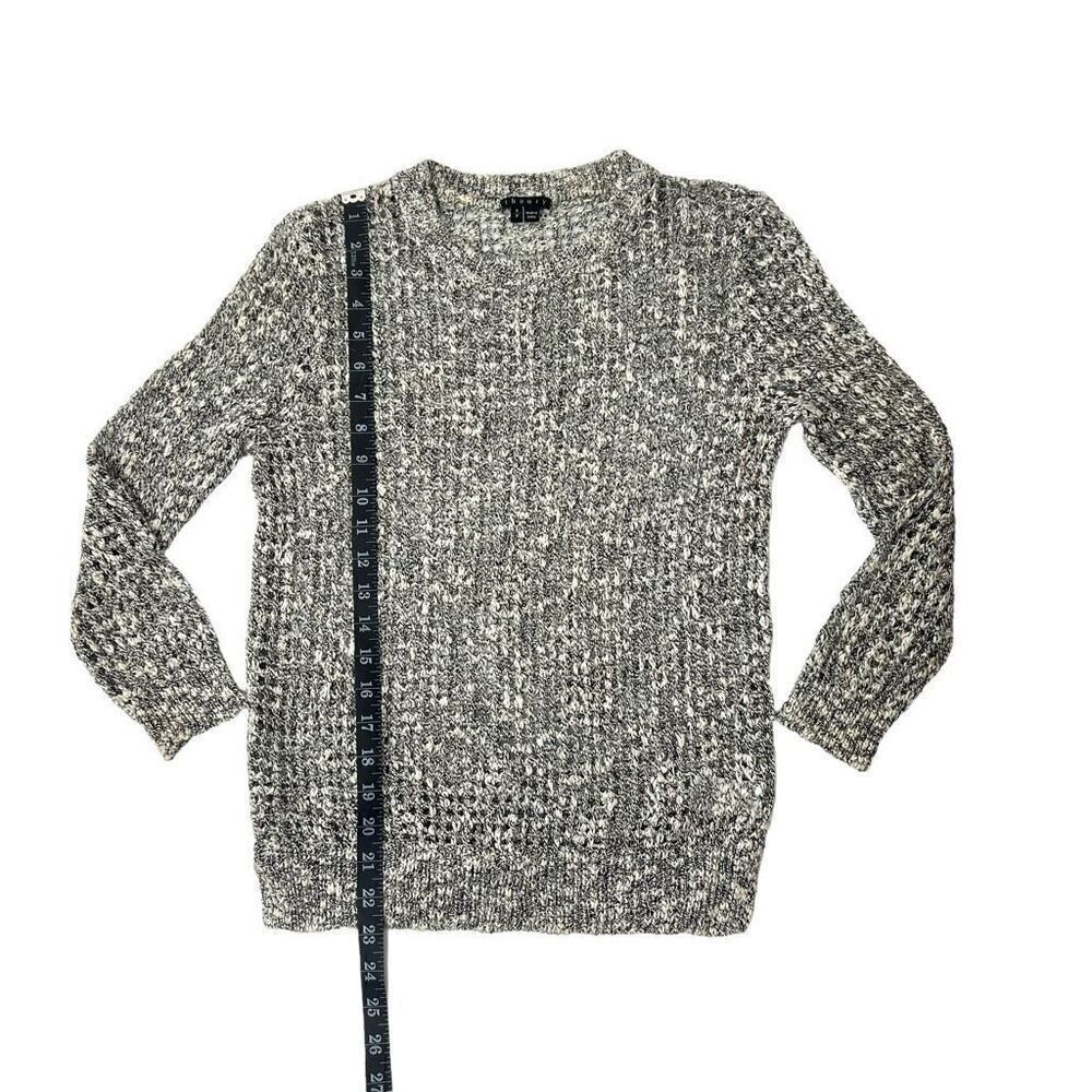 Theory Small Gray Cable Knit Pullover Sweater Wom… - image 7